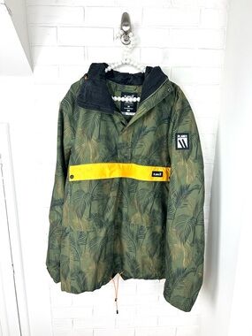 Planks Clothing Men’s Anorak Ski Snowboard Jacket Size L